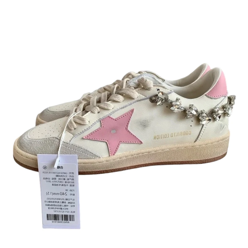 Women's Ball Star LTD with pink leather star and crystal decoration