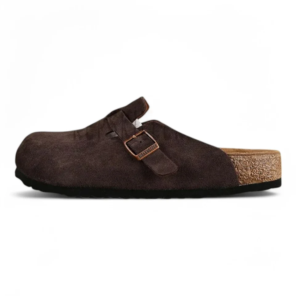 Birkenstock Boston Soft Footbed Clog Dark Brown