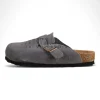 Boston Suede Leather Gray