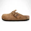 Boston Suede Leather Light Brown