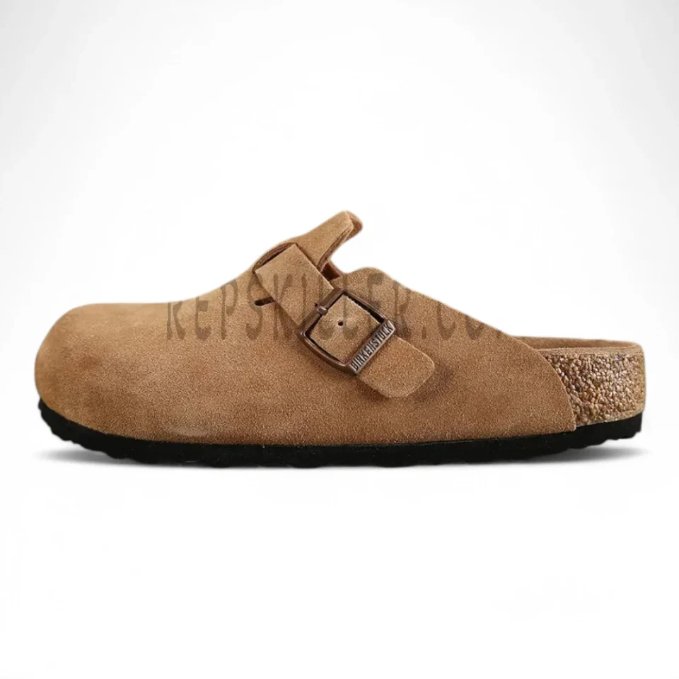 Boston Suede Leather Light Brown
