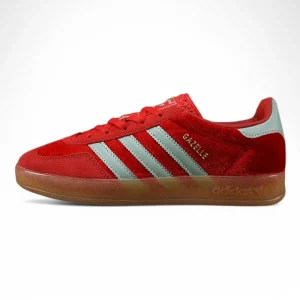 Wmns Gazelle Indoor 'Better Scarlet Green Velvet'