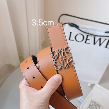 Loewe Womens Leather Belt Width 3.5cm-0013