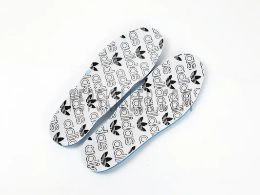 Black and grey colored insole