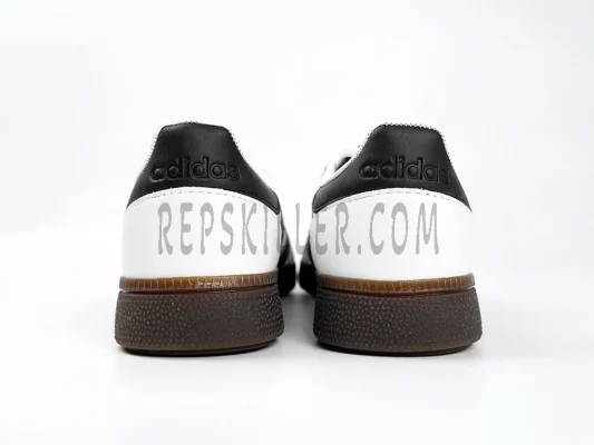 The white and black heels