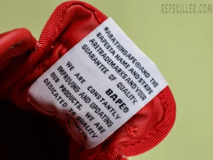 A BATHING APE STA Skateboard Shoes Low-Top Red2