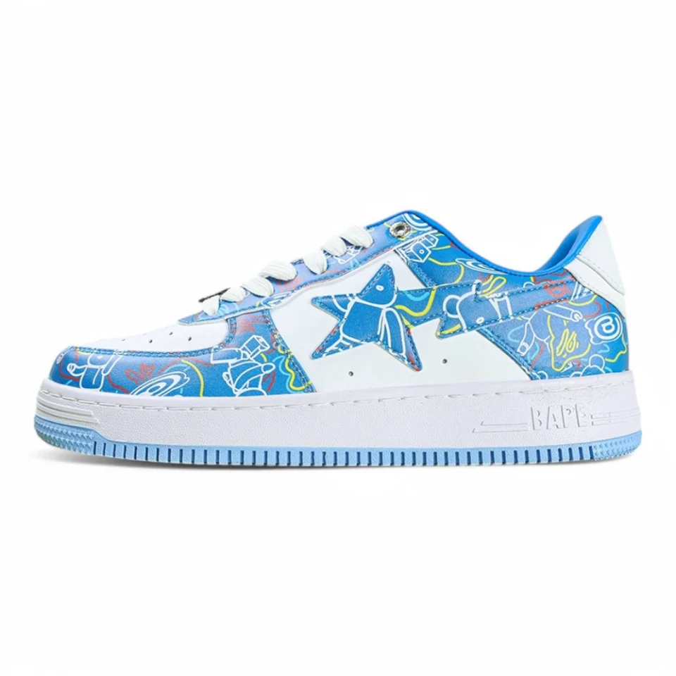 A Bathing Ape Bape Sta Medicom Toy Bearbrick Camo Blue