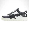 A BATHING APE BapeSta OS Black Low Sneakers