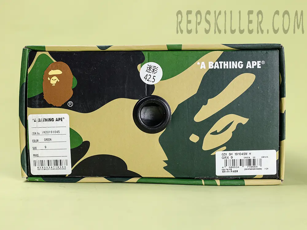 Bapesta Low 'ABC Camo - Green' Replica