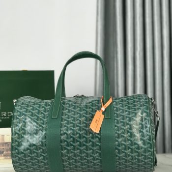 Goyard Barrel 40 Sports Bag Green
