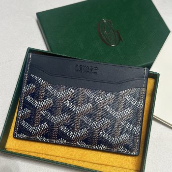 Goyard Card Bag Dark Blue