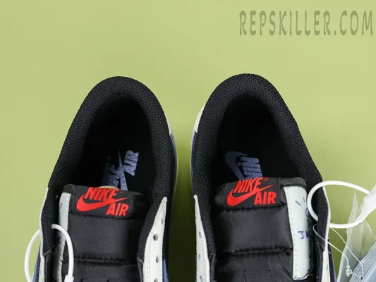 Travis Scott x Air Jordan 1 Low 'White Blue'IMG_7745