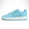 A BATHING APE BapeSta Suede Blue Low Sneakers