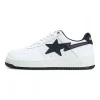A BATHING APE BapeSta JJJJound White/Black Low Sneakers