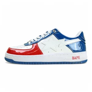 A BATHING APE BapeSta ‘France’ National Color White Red Blue