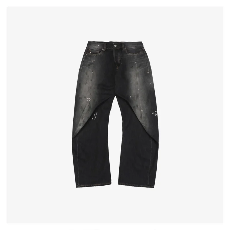 Acne Studios 2006M Paint Splatter Denim Jeans