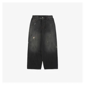 Acne Studios Paint-Splatter Denim Pants