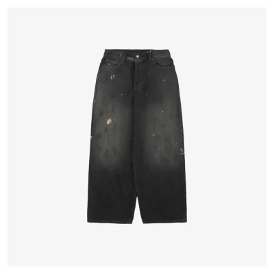 Acne Studios 2023M Paint-Splatter Denim Pants