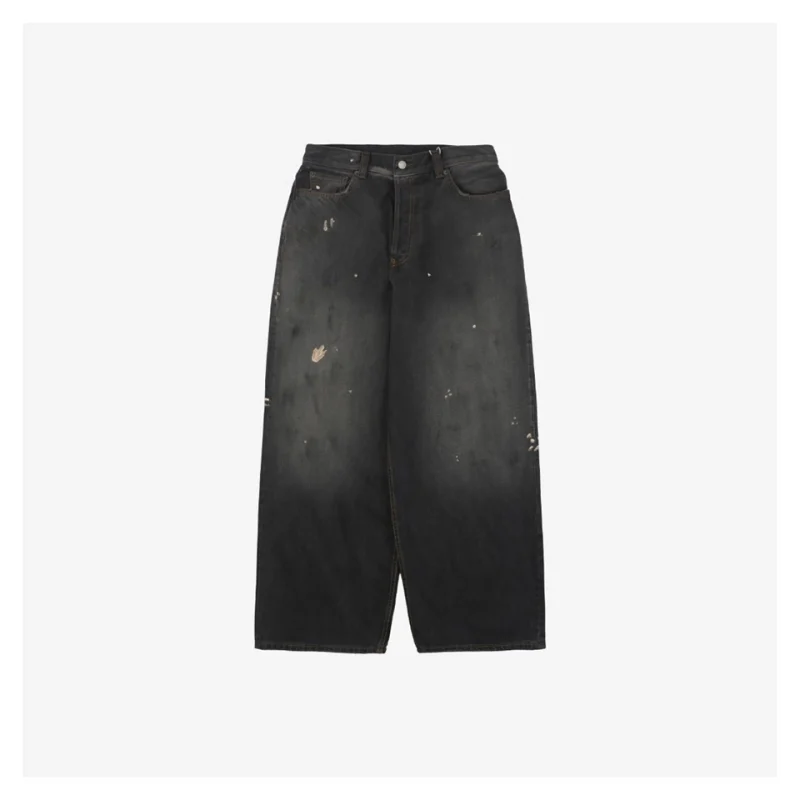 Acne Studios 2023M Paint-Splatter Denim Pants