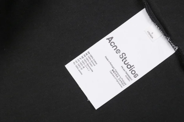Acne Studios logo Wash tag