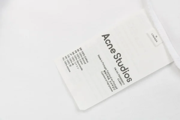 Acne Studios logo Wash tag