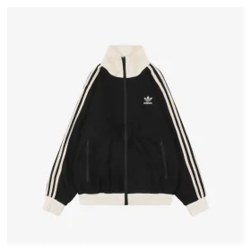 Adidas Trefoil Waffle Textured Jacket Black