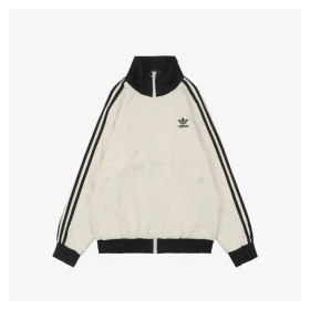 Adidas Trefoil Waffle Textured Jacket White