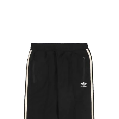 Adidas Trefoil Waffle Textured Track Pants Black1.jpeg