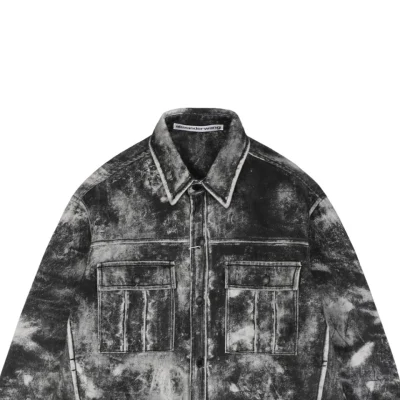Alexander Wang Distressed Print Graphic Jacket1.jpeg
