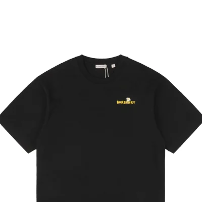 BBrry Cartoon Bee Flocked Print Short-Sleeve Shirt4.jpeg