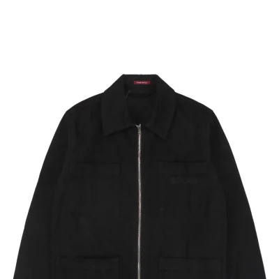 Back G Letter Heat-Applied Diamond Embellishment Cargo Jacket1.jpeg