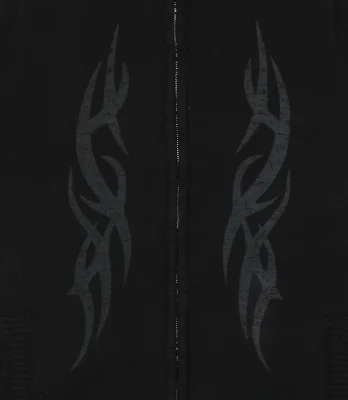 Balenciaga Flame Totem Distressed Destroyed Cardigan Jacket4.jpeg