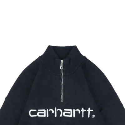 Carhartt Lettering Half-Zip Sweater Black1.jpeg