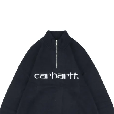 Carhartt Lettering Half-Zip Sweater Black4.jpeg