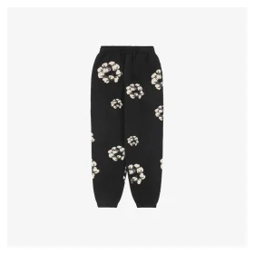 Denim Tears x CPFM Cotton Wreath Puff Print Sweatpants Black