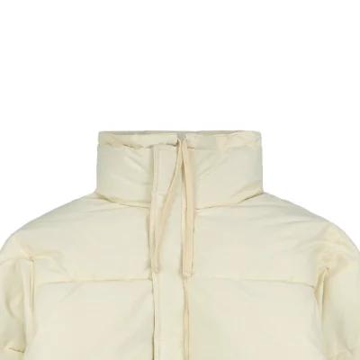 Essentials Double-Stitch Stand Collar Puffer Jacket White1.jpeg
