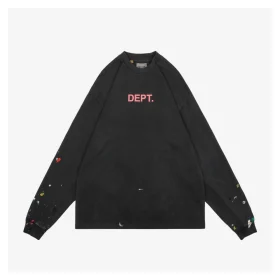 Gallery Dept Pink Letter Graffiti Painted Print Shirt
