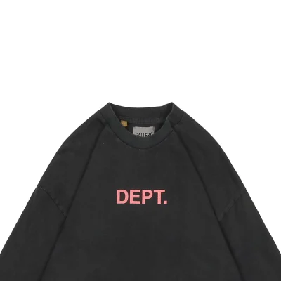 Gallery Dept Pink Letter Graffiti Painted Print Long Sleeve Shirt6.jpg