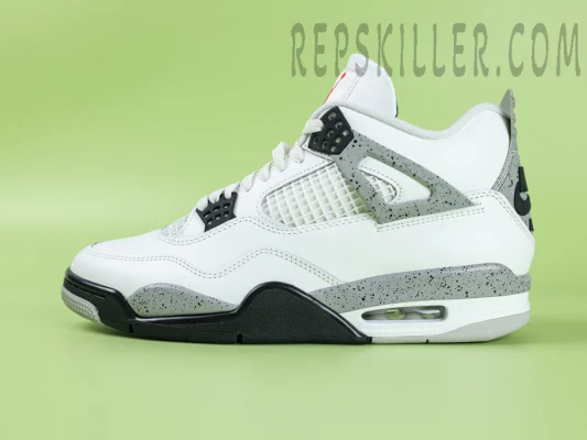 Jordan 4 Retro OG 'White Cement' 2025 Shoe side