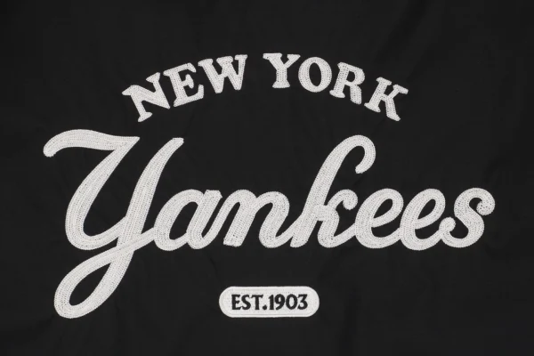 MLB NY Signature Lettering Back Print Hooded Jacket Black3.jpeg