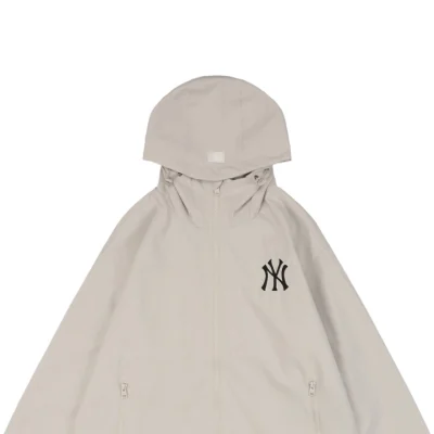 MLB NY Signature Lettering Back Print Hooded Jacket White1.jpeg