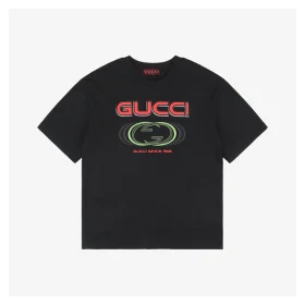 G Multi-Element G Letter Print T-Shirt Black