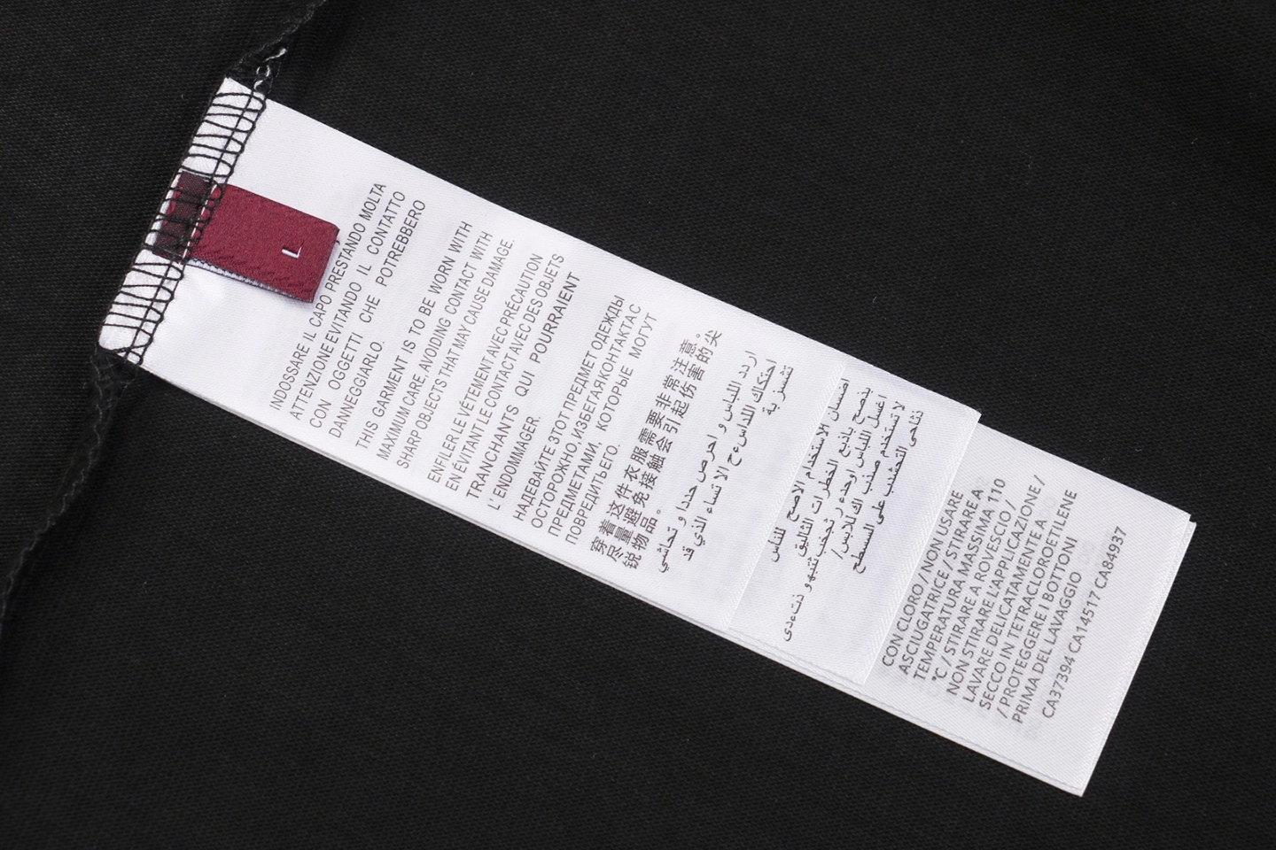 Multi-Element G Letter Print Short-Sleeve T-Shirt Black7.jpeg