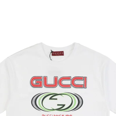 Multi-Element G Letter Print Short-Sleeve T-Shirt White1.jpeg