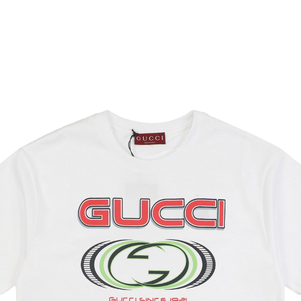 Multi-Element G Letter Print Short-Sleeve T-Shirt White1.jpeg