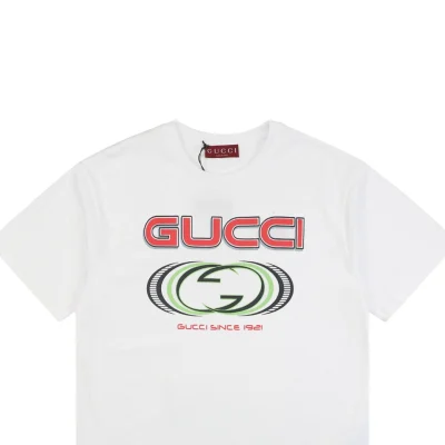 Multi-Element G Letter Print Short-Sleeve T-Shirt White6.jpeg