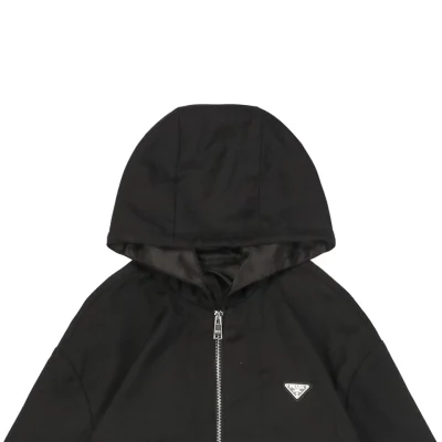 PD Triangle Logo Patchwork Zip-Up Hooded Jacket1.jpeg