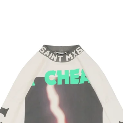 Saint Michael Burning Jesus Print Long-Sleeve Shirt1.jpeg