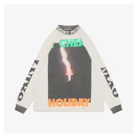 Saint Michael Burning Jesus Print Shirt