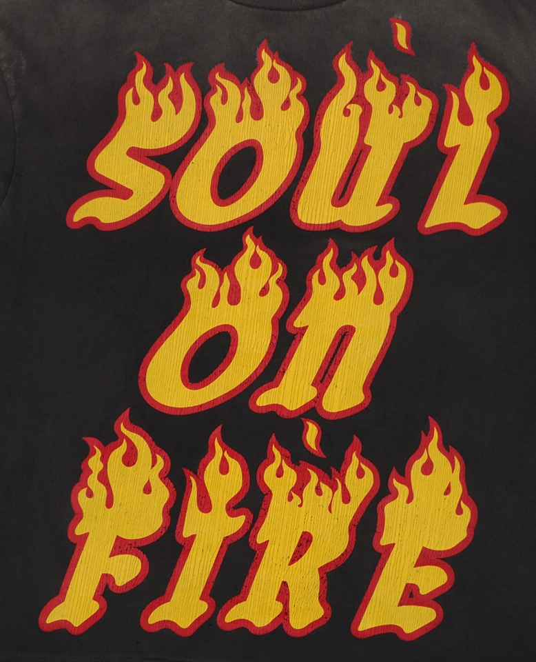 Flame Large Letter print